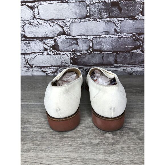 Cole Haan White Suede Leather Penny Loafers Casual Shoes Women’s Sz 8.5B US/39EU - Picture 5 of 16